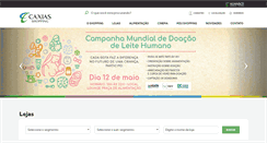 Desktop Screenshot of caxiasshopping.com.br