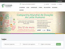 Tablet Screenshot of caxiasshopping.com.br